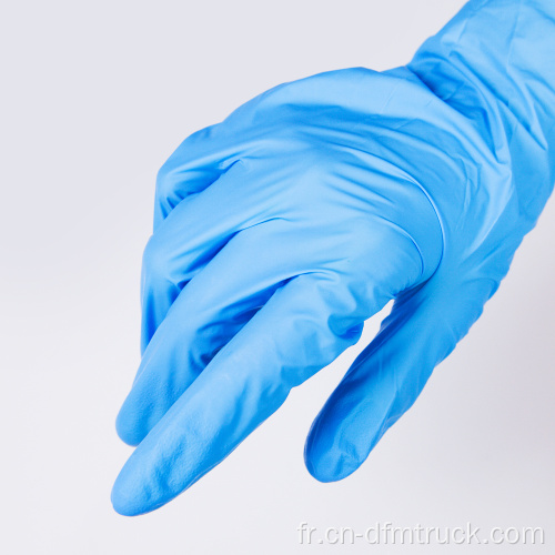 Vente chaude de gants de nitrile d&#39;examen jetables sans poudre